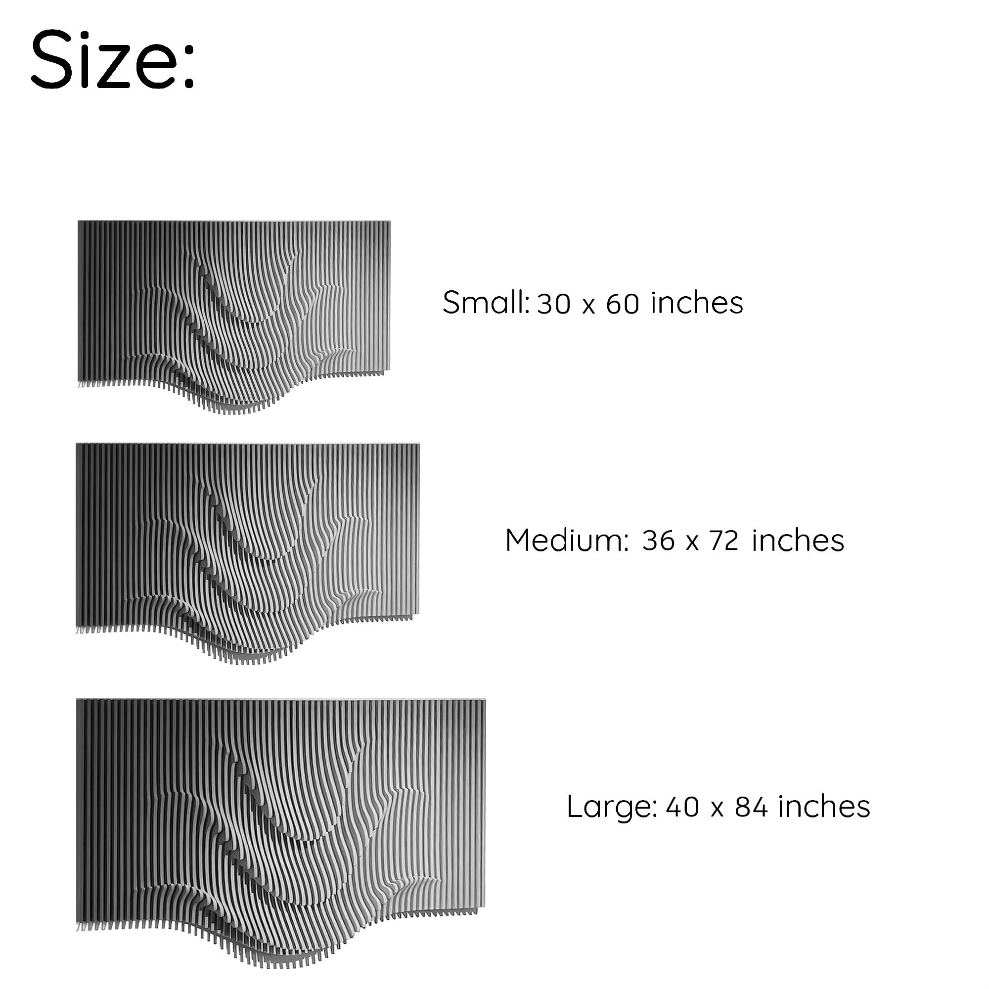 Parametric Waves of Fluidity: A Symphony of Abstract Design  Wall Paneling.